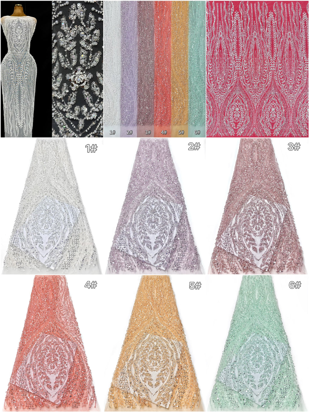 Beaded LaceBLS6005#