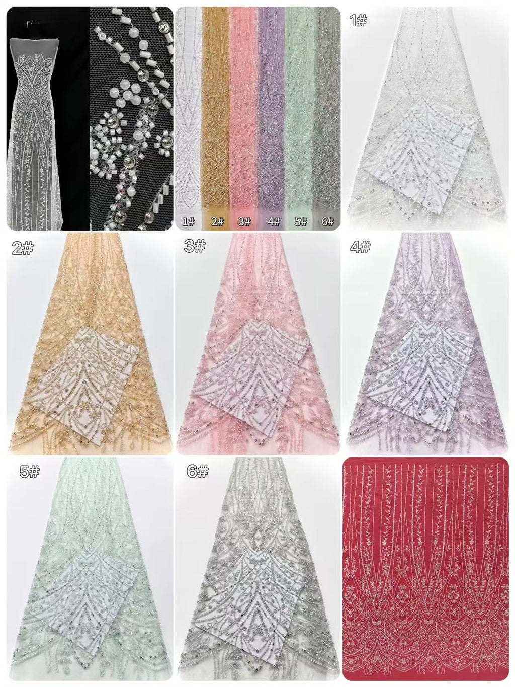 Beaded LaceBLS6016#