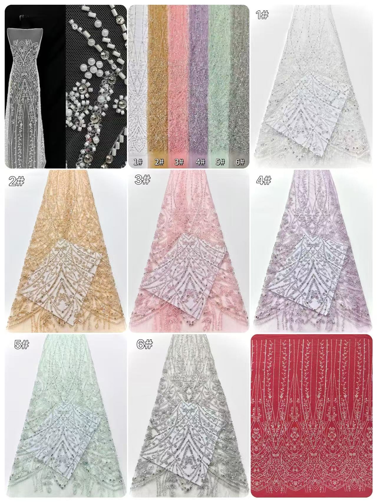 Beaded LaceBLS6016#