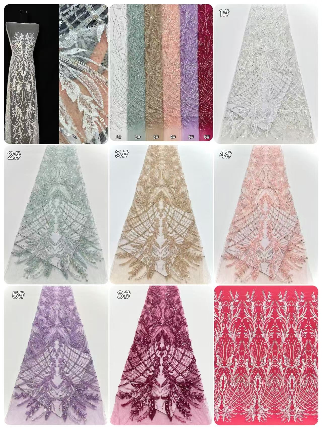 Beaded LaceBLS6021#