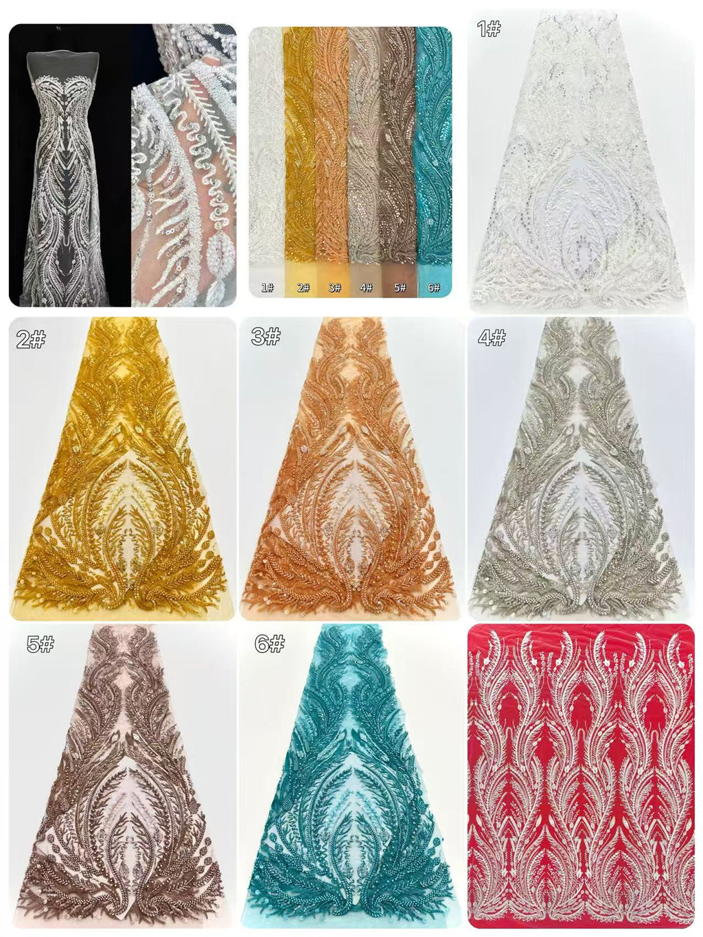 Beaded LaceBLS6027#