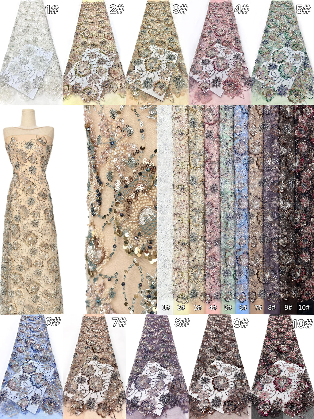 Beaded Lace.BLS6043#
