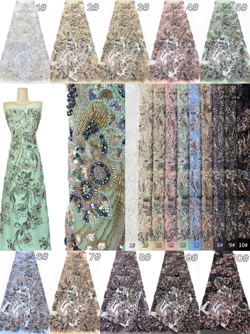 Beaded Lace.BLS6052#
