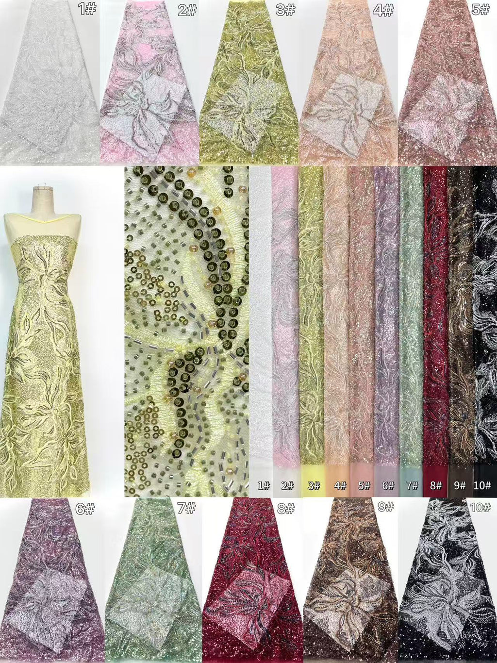 Beaded Lace.BLS6055#