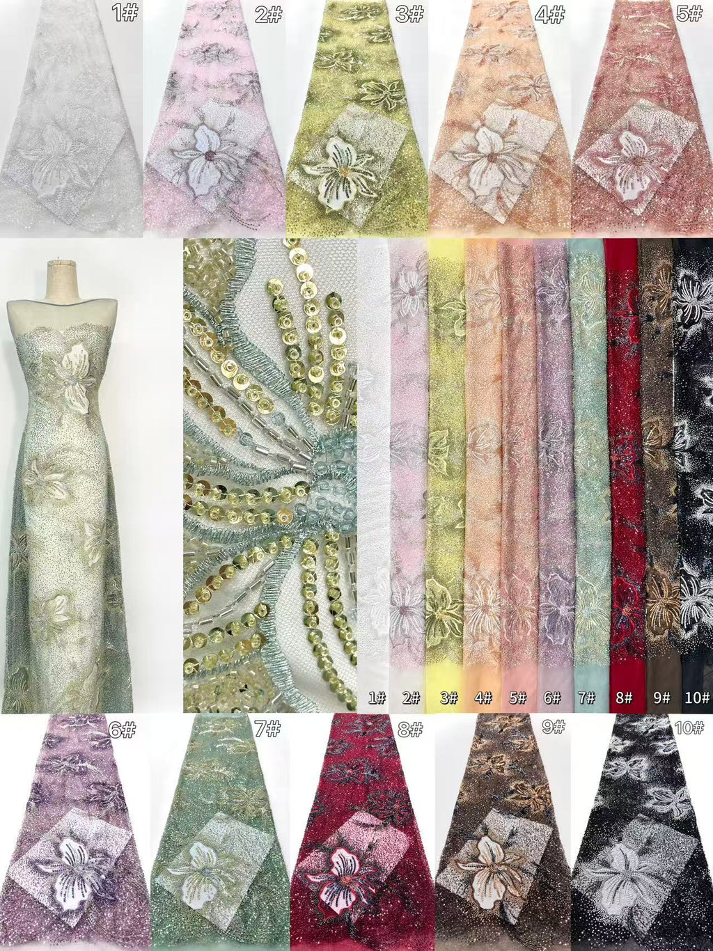 Beaded Lace.BLS6056#