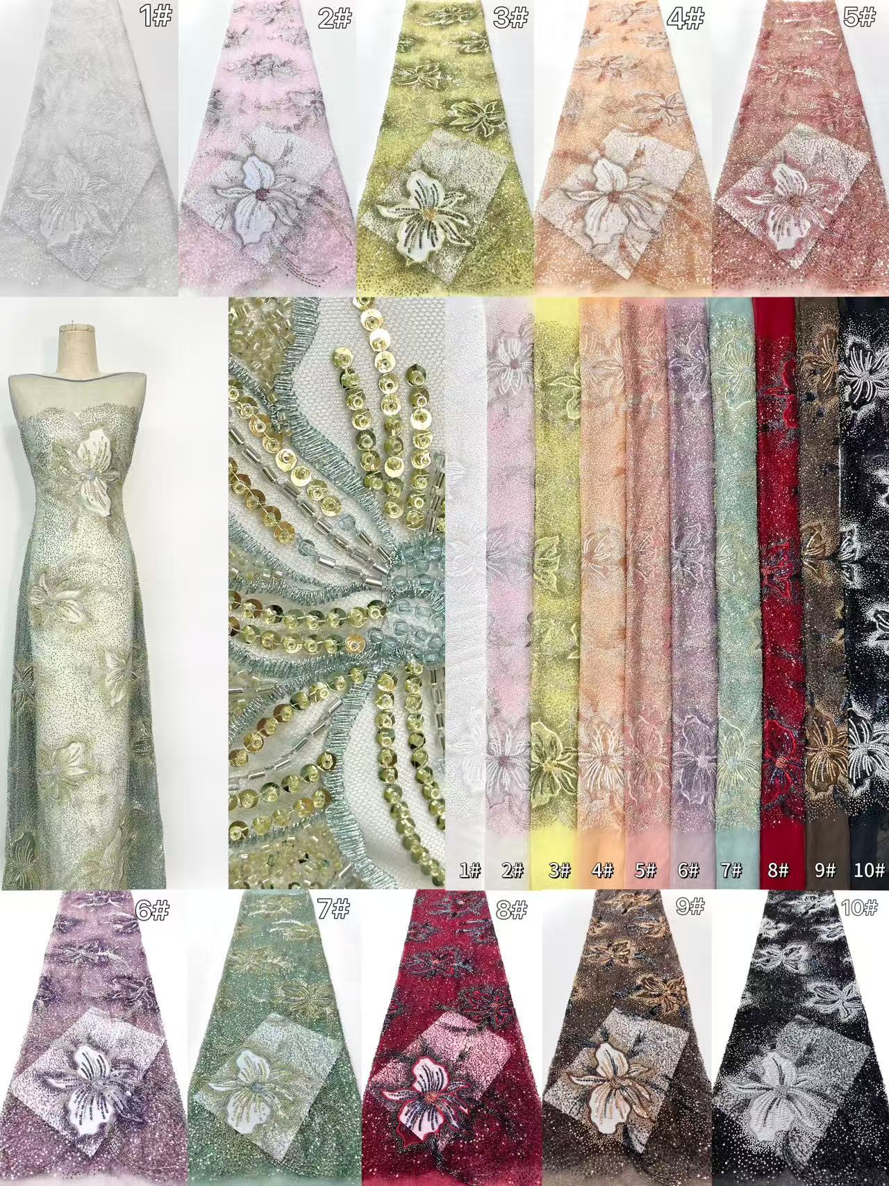 Beaded Lace.BLS6056#