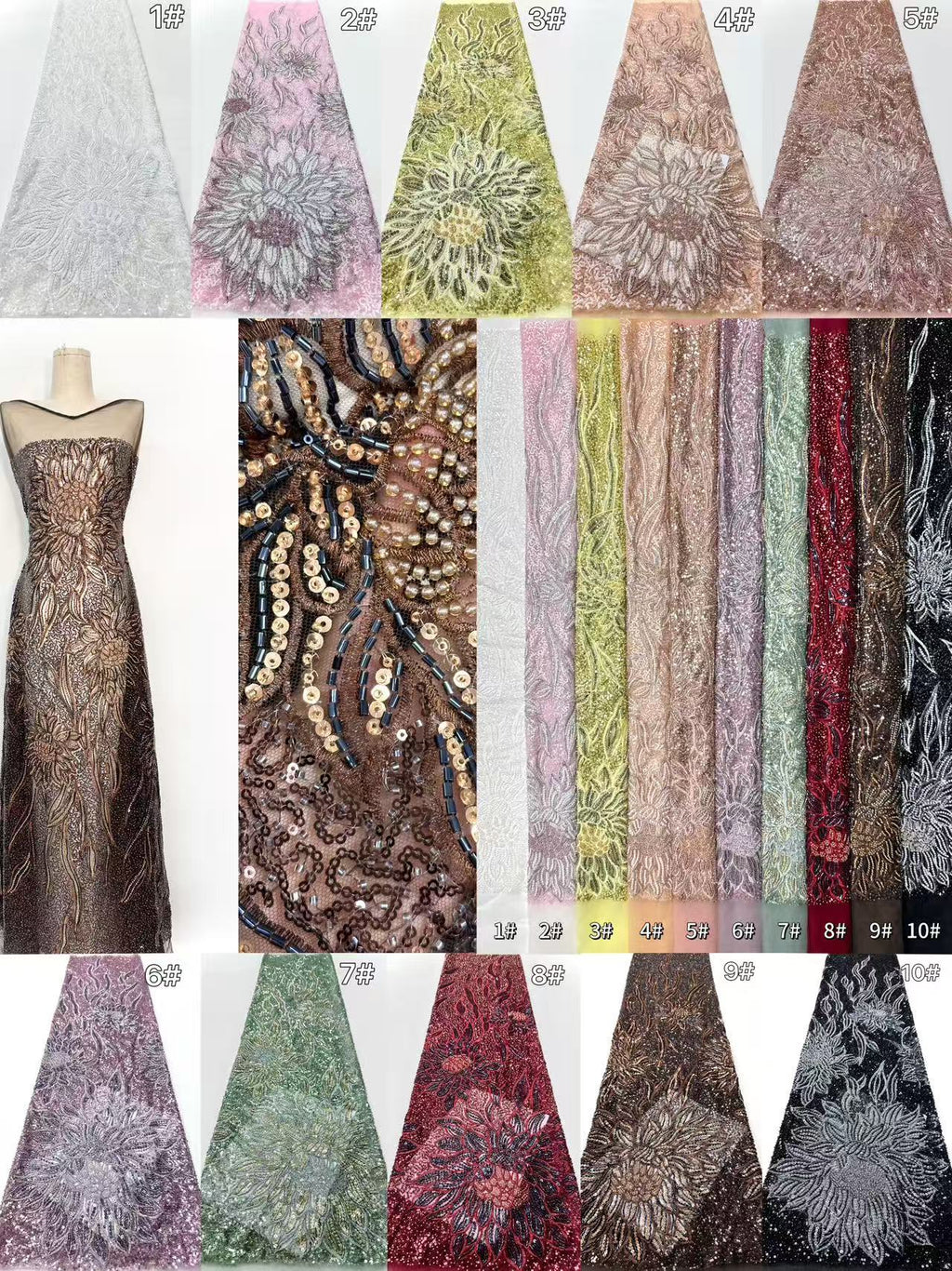 Beaded Lace.BLS6057#