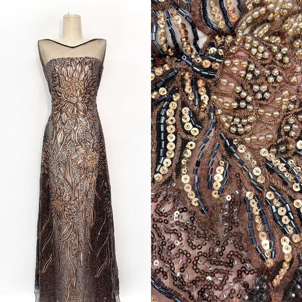 Beaded Lace.BLS6057#