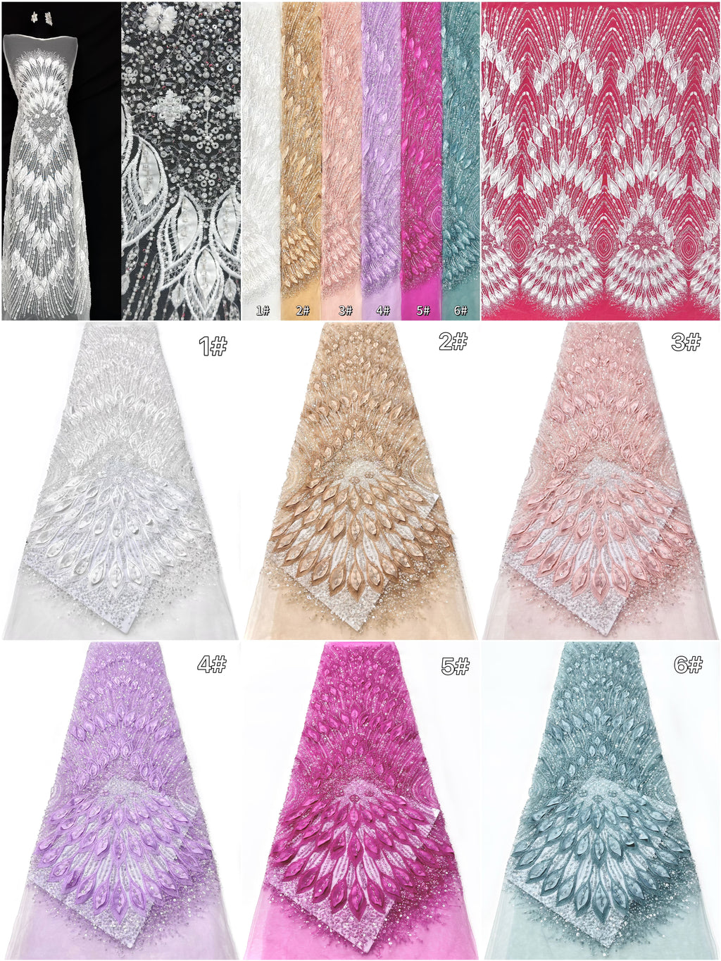 Beaded Lace.BLS6066#