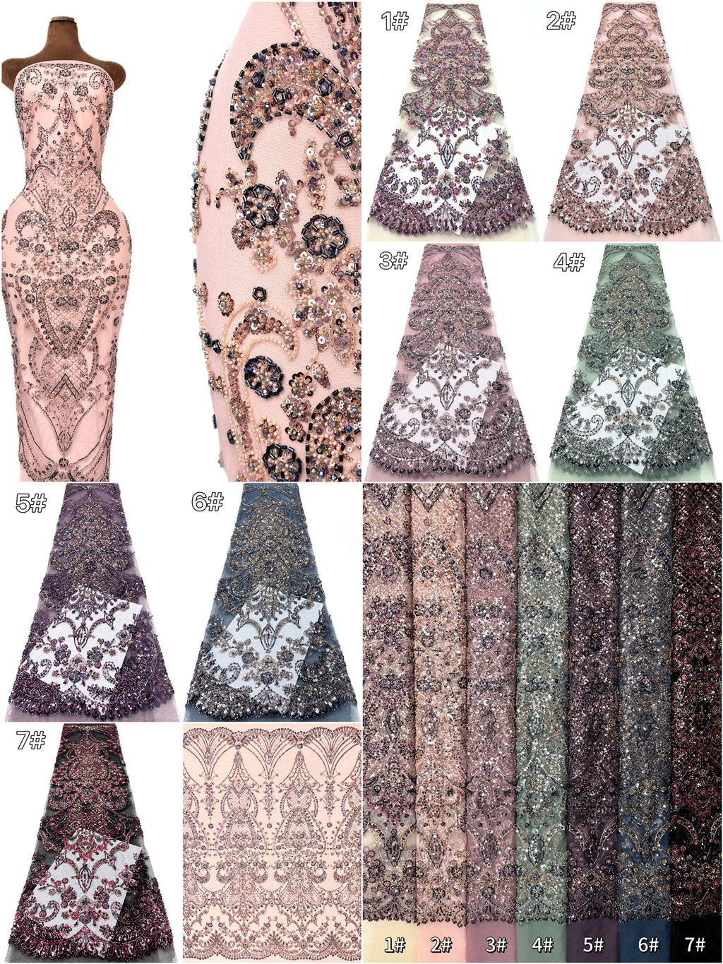 Beaded LaceBLS6073#