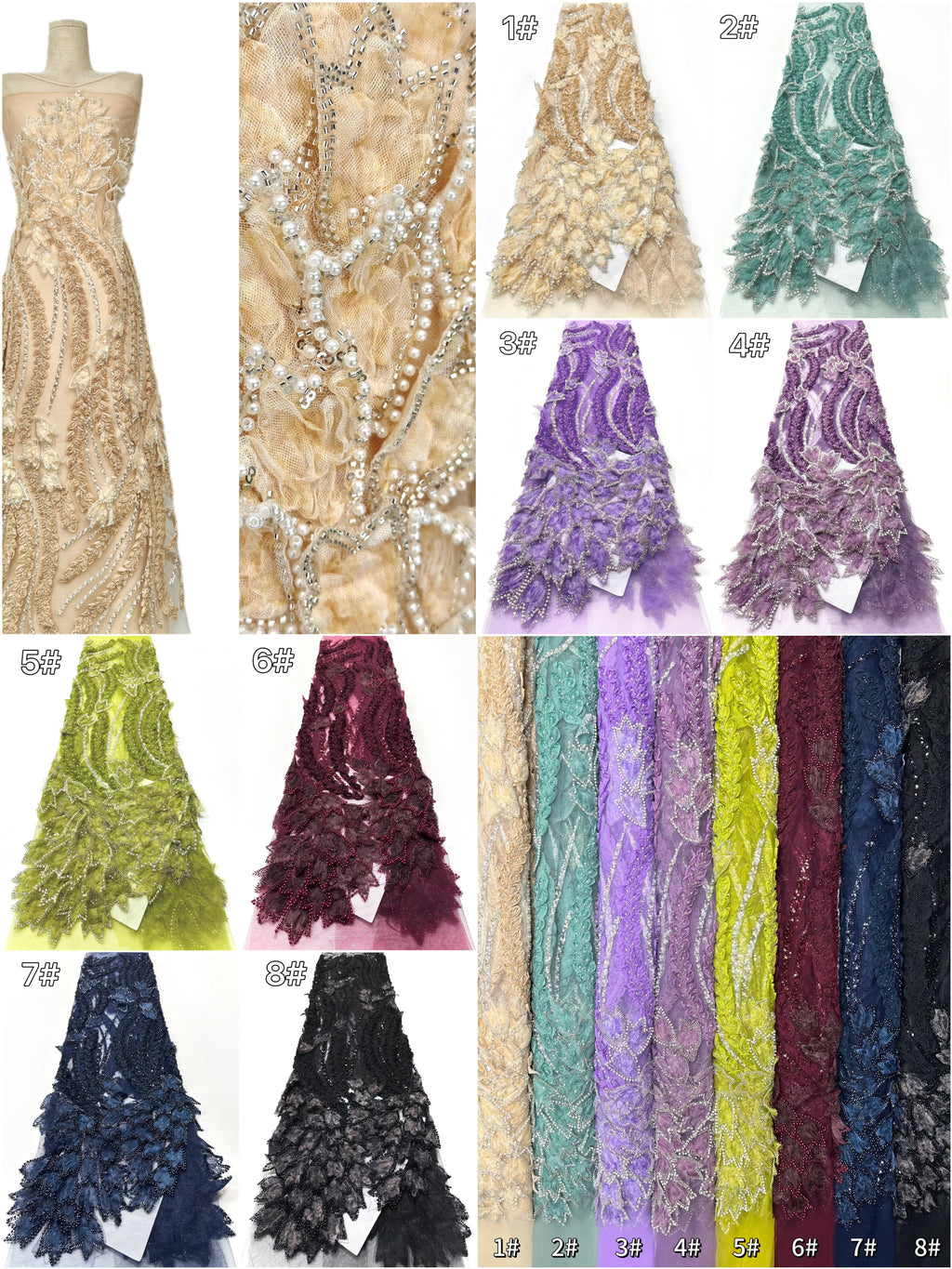 Beaded Lace.BLS6099#