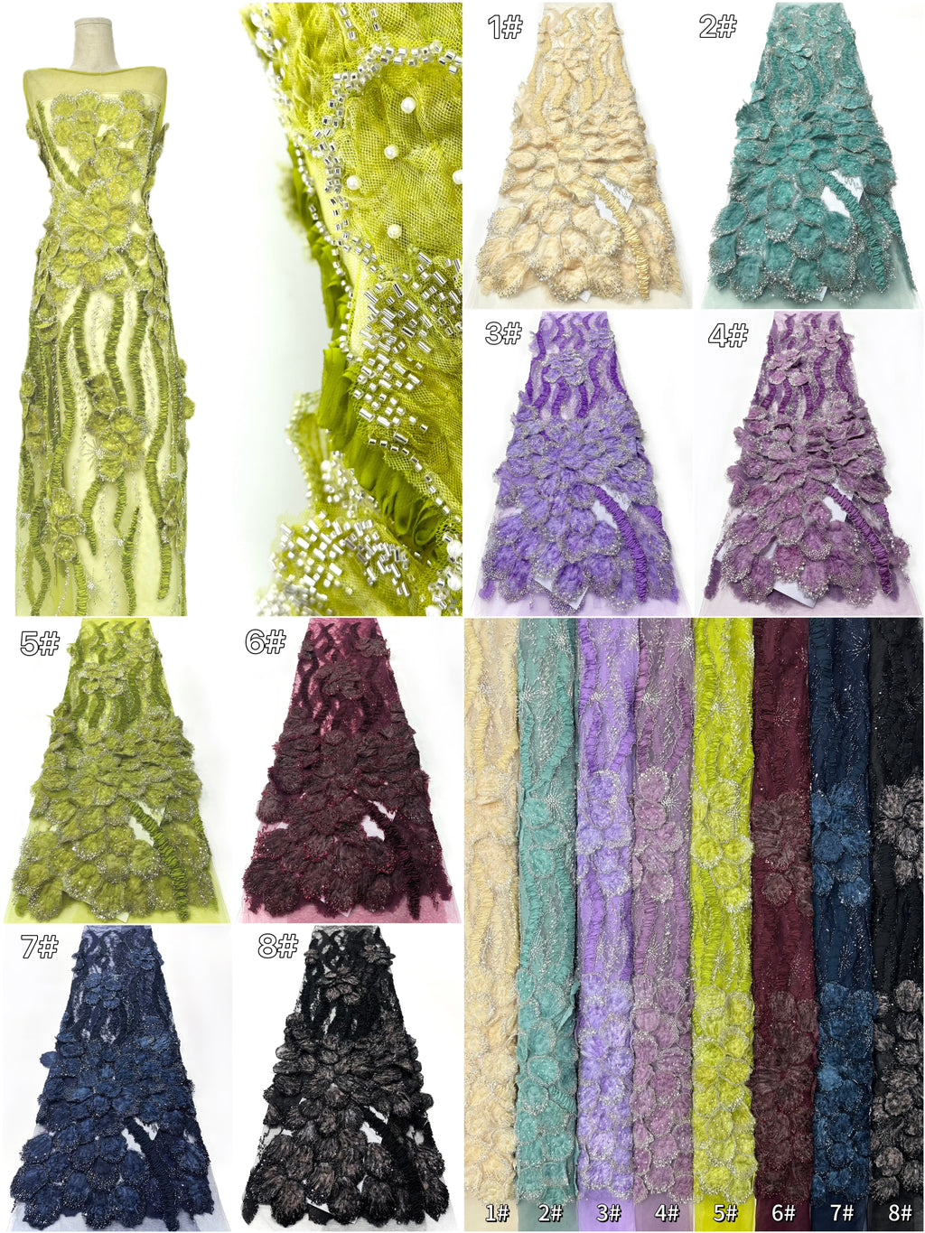 Beaded Lace.BLS6100#