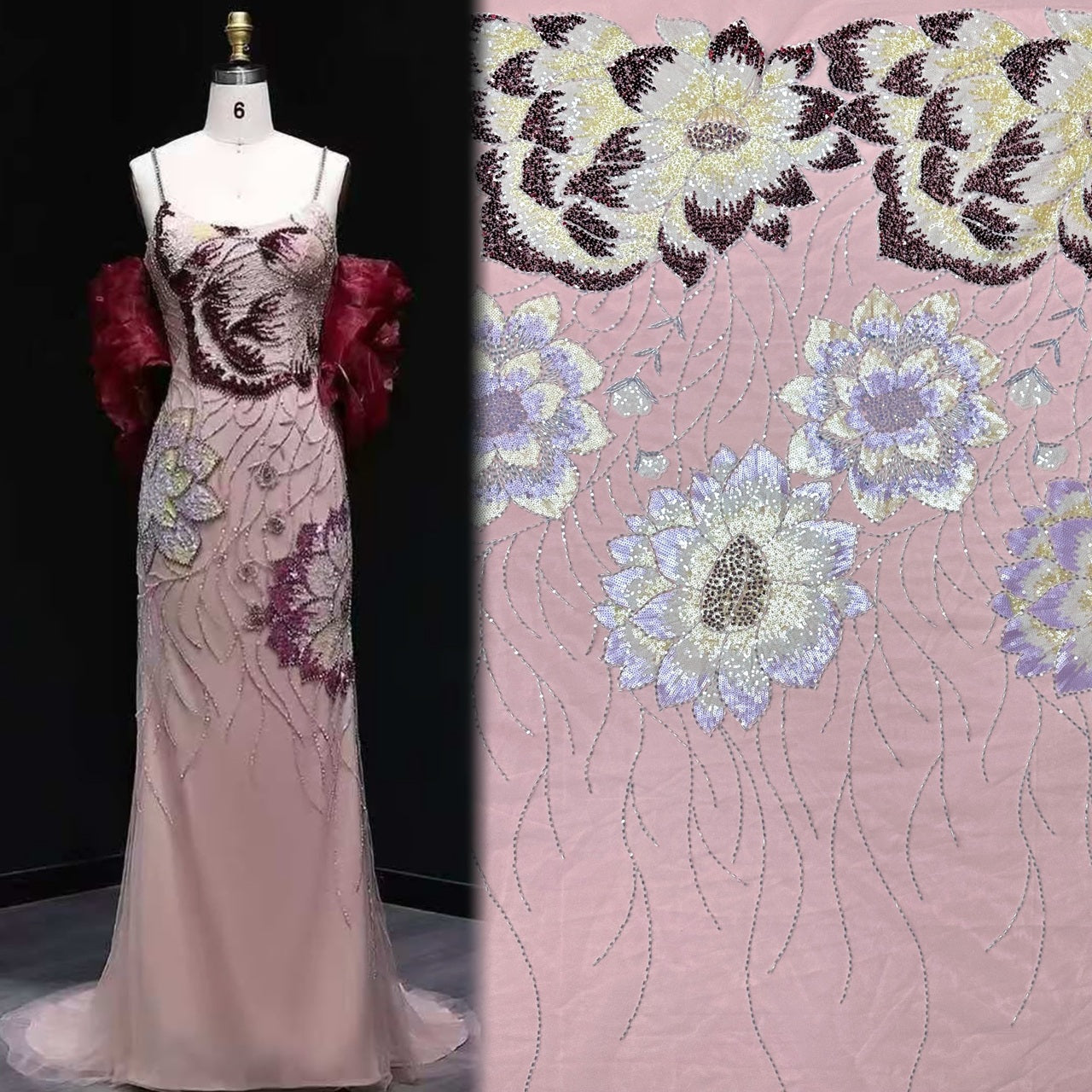 Beaded Lace.BLS6101#