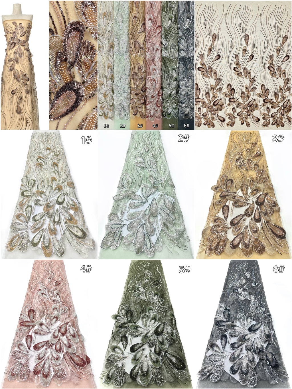 Beaded Lace.BLS6103#