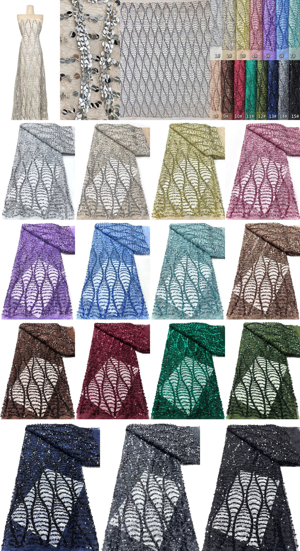 Beaded Lace.BBLS6117#