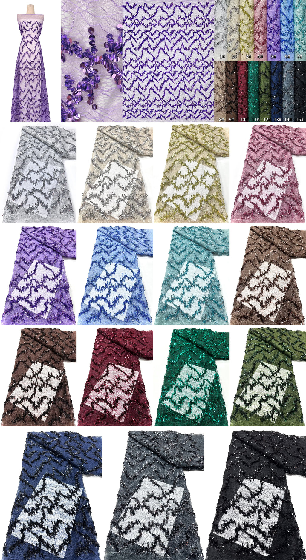 Beaded Lace.BLS6121#