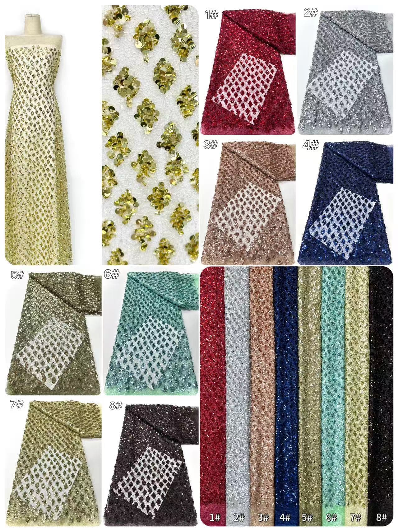 Beaded Lace.BLS6127#