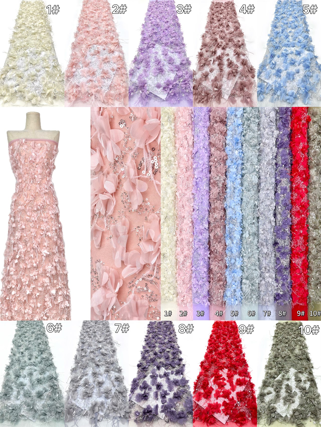 Beaded LaceBLS6147#