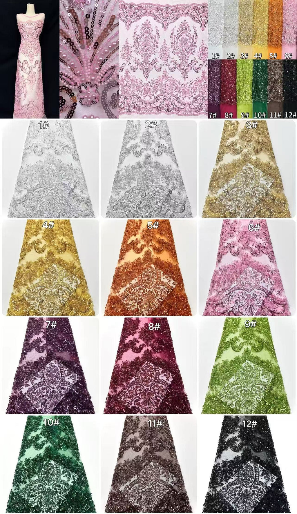 Beaded Lace.BLS6157#