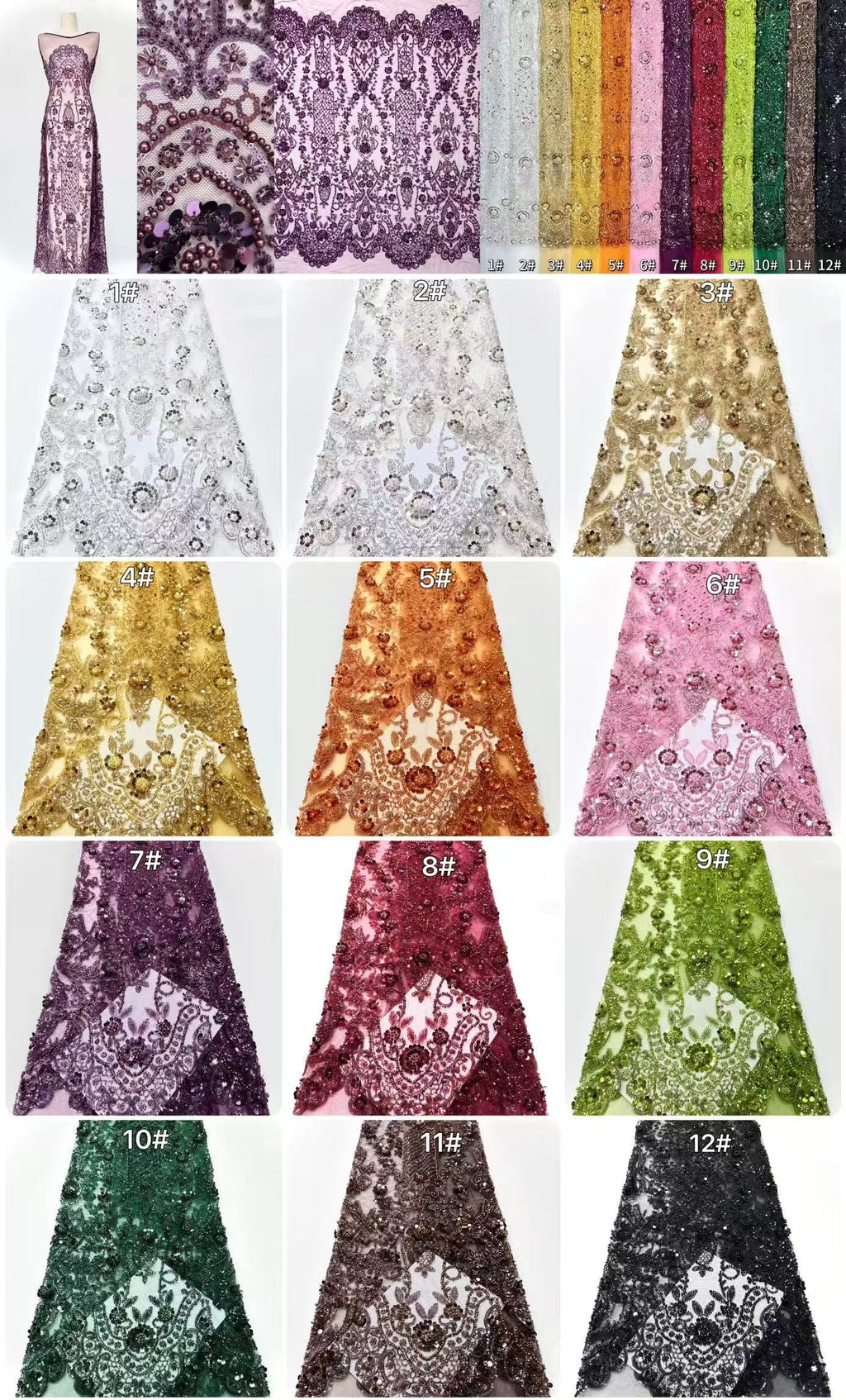 Beaded Lace.BLS6159#