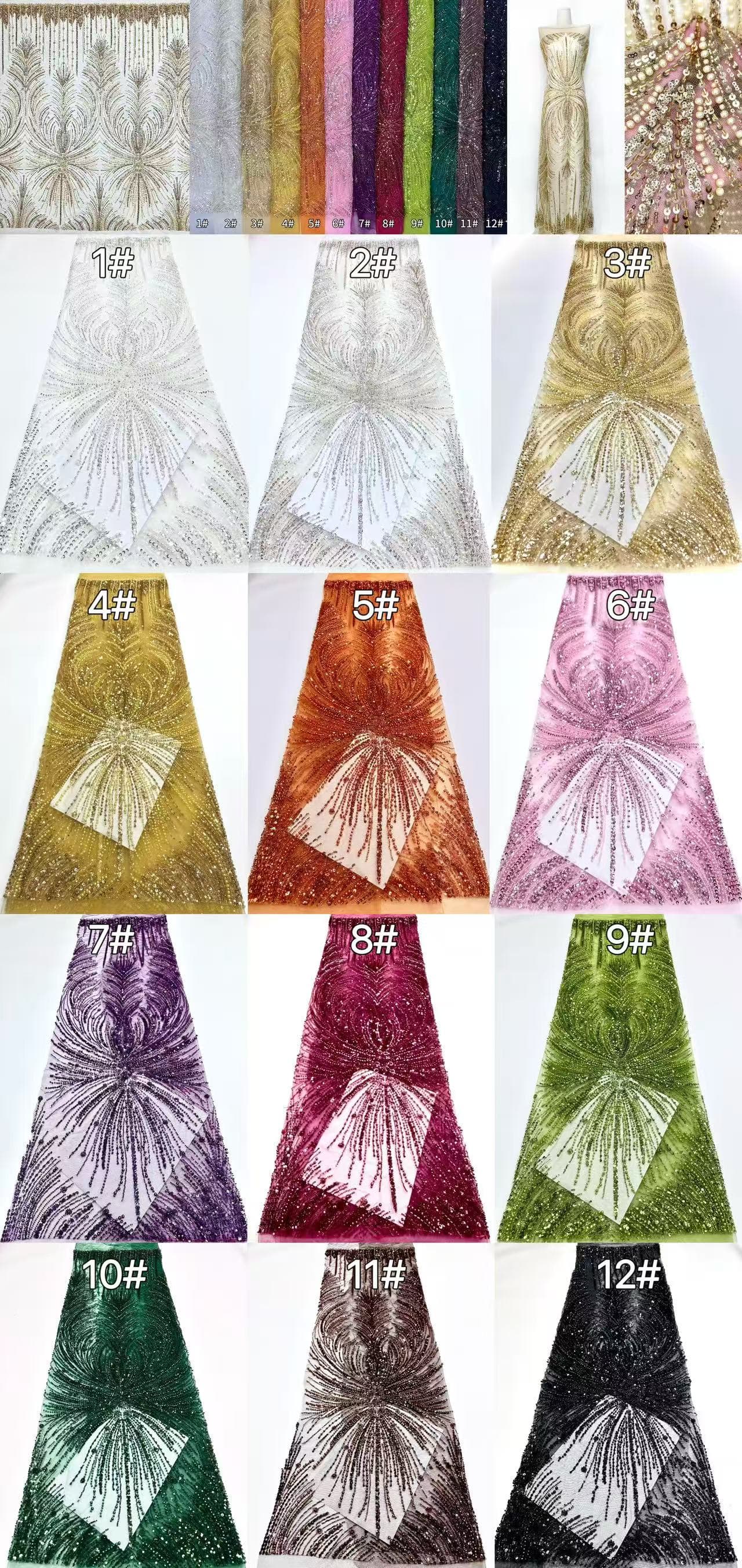 Beaded Lace.BLS6161#