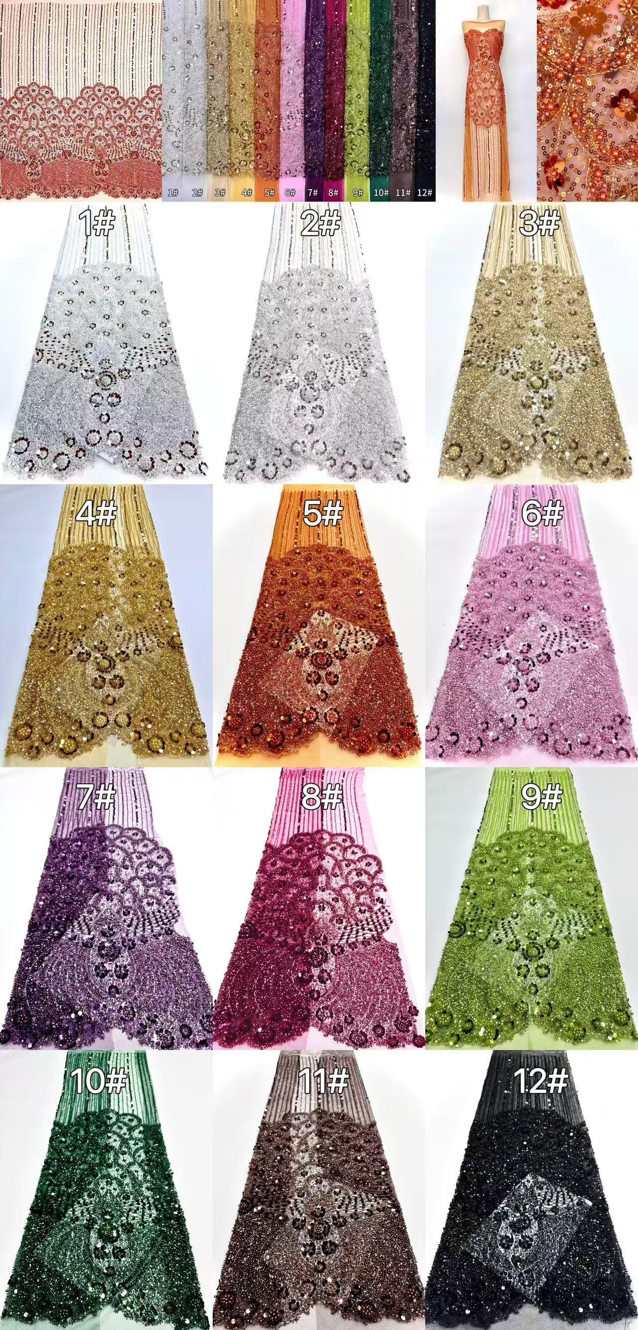 Beaded Lace.BLS6162#
