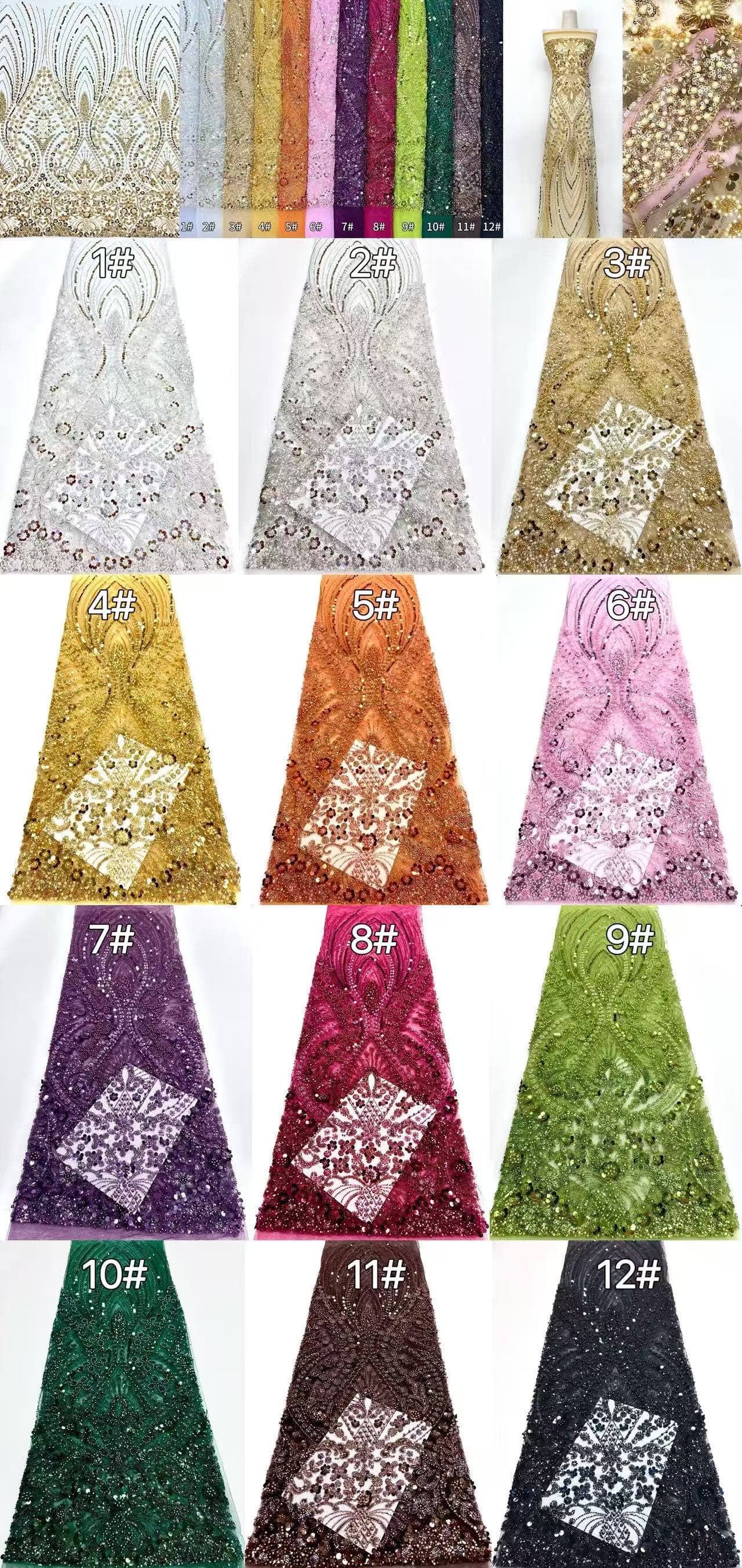 Beaded Lace.BLS6163#