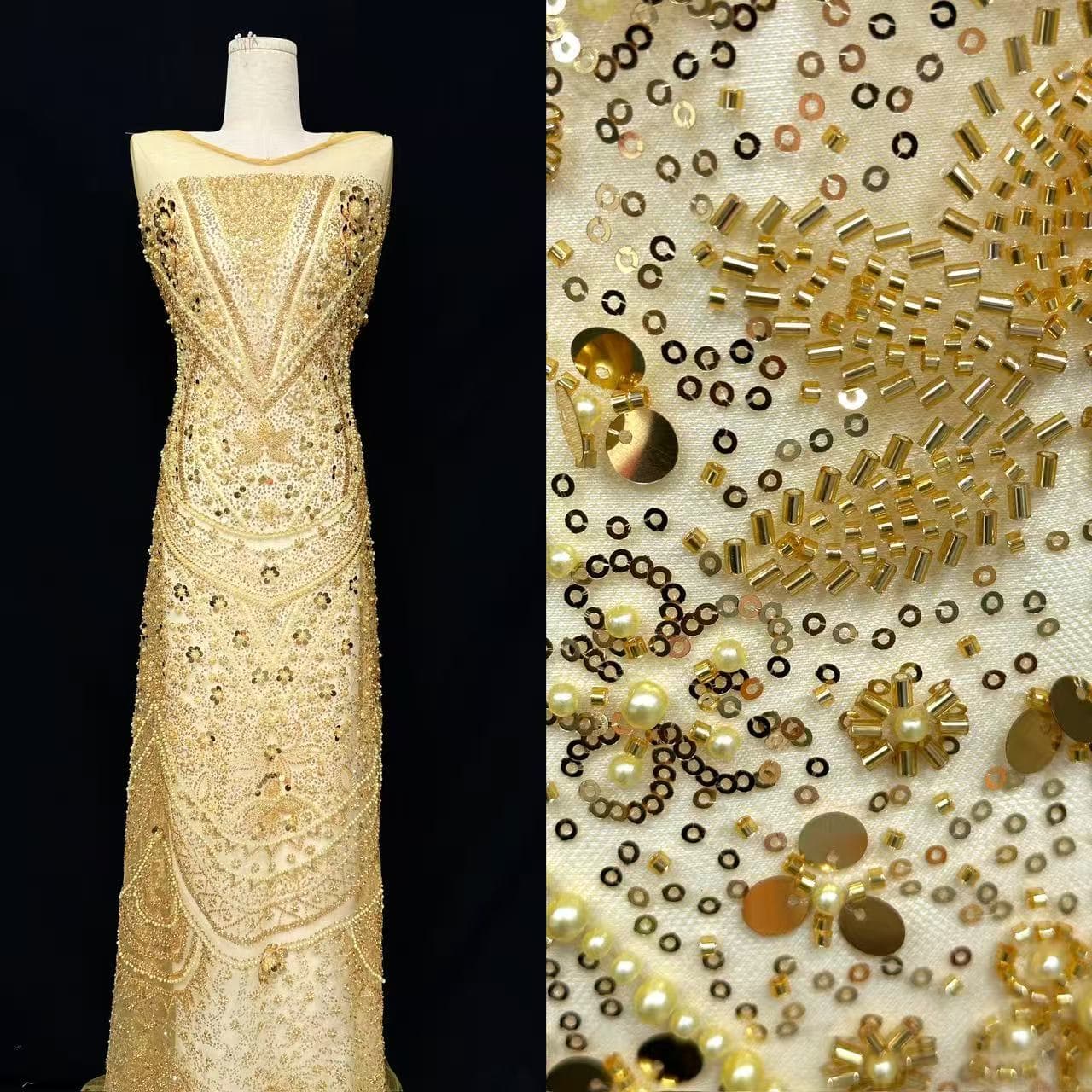 Beaded Lace.BLS6166#