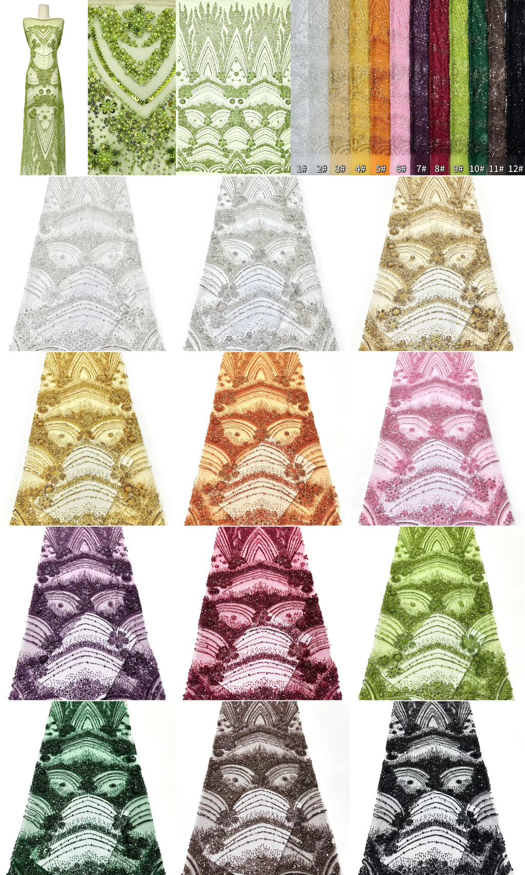 Beaded Lace.BLS6169#