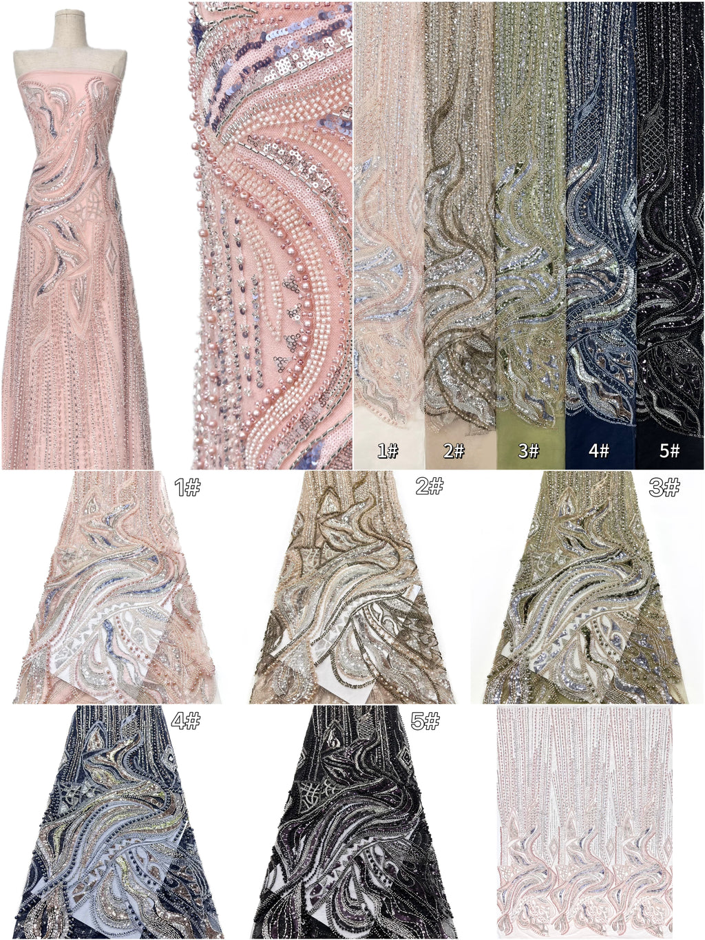 Beaded Lace.BLS6182#