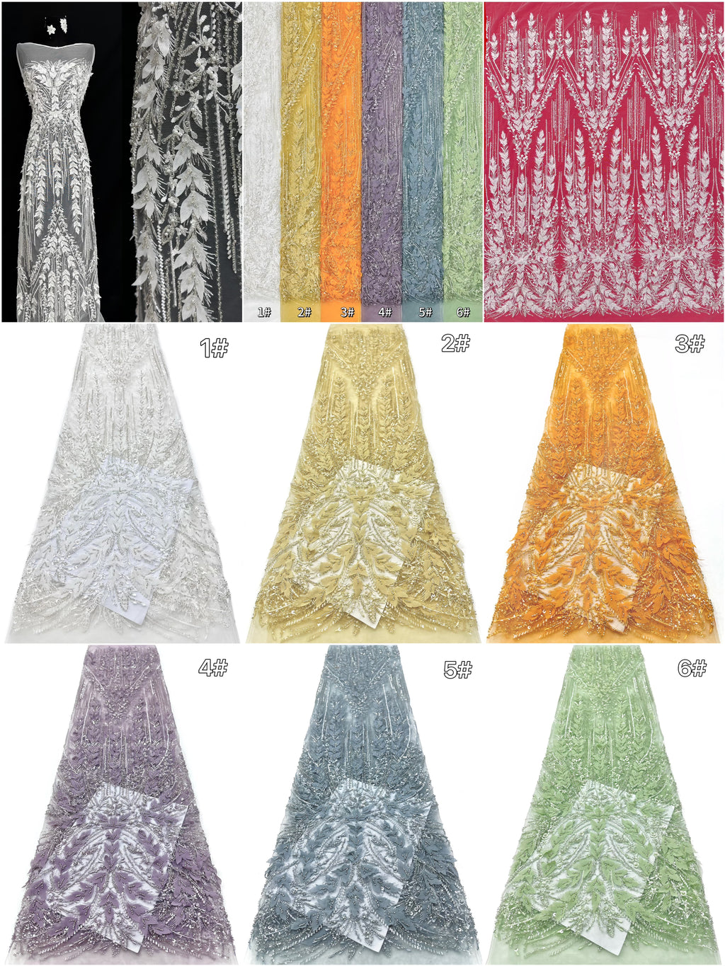Beaded Lace.BLS6212#