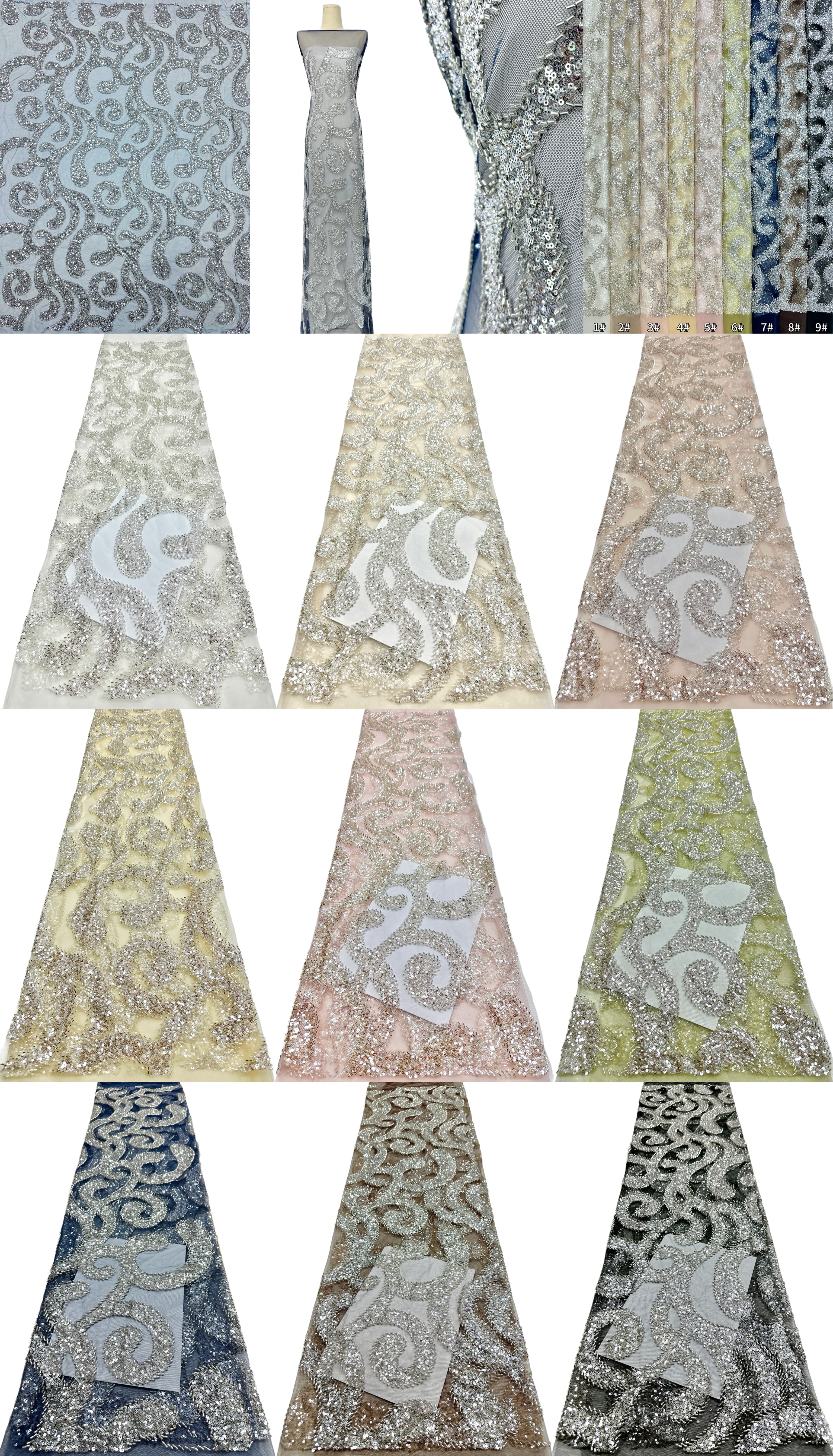 Beaded Lace.BLS6215#