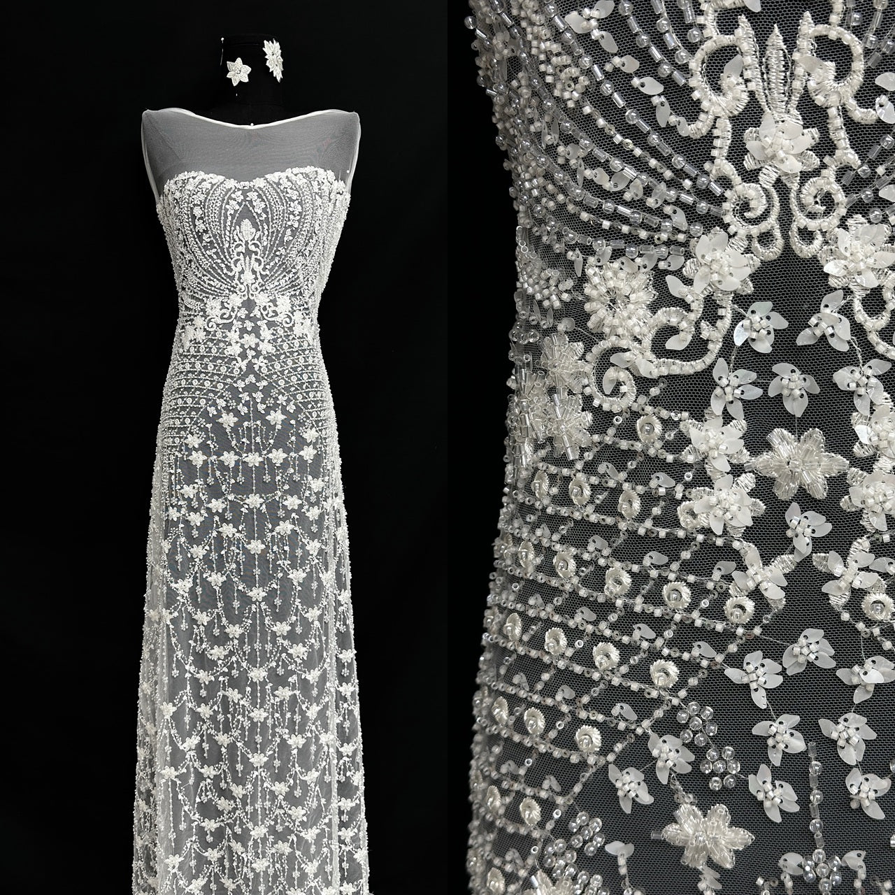 Beaded Lace.BLS6225#