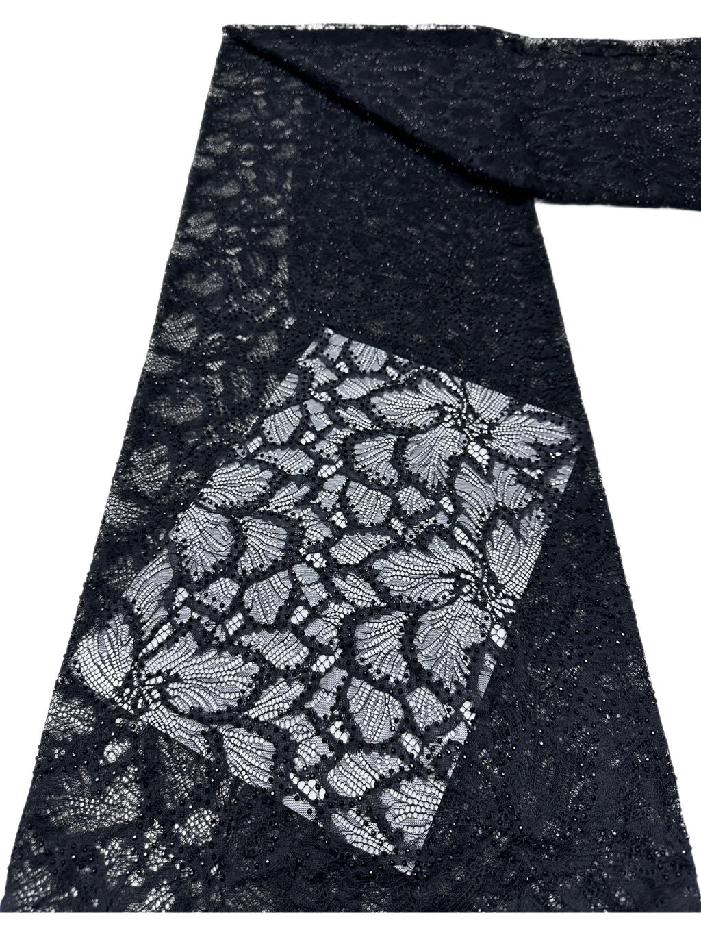 Gold Beaded Embroidered Lace Fabric Allover Floral Leaf Vine Tulle Lace for Wedding Bridal Evening Dress BLS6537#