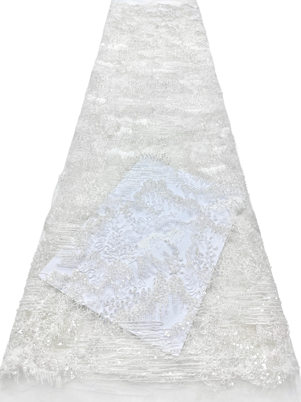 Sequined Beaded Botanical Lace Fabric Embroidered Tulle Lace for Wedding Dresses Bridal Gowns Evening Dresses BLS6563#