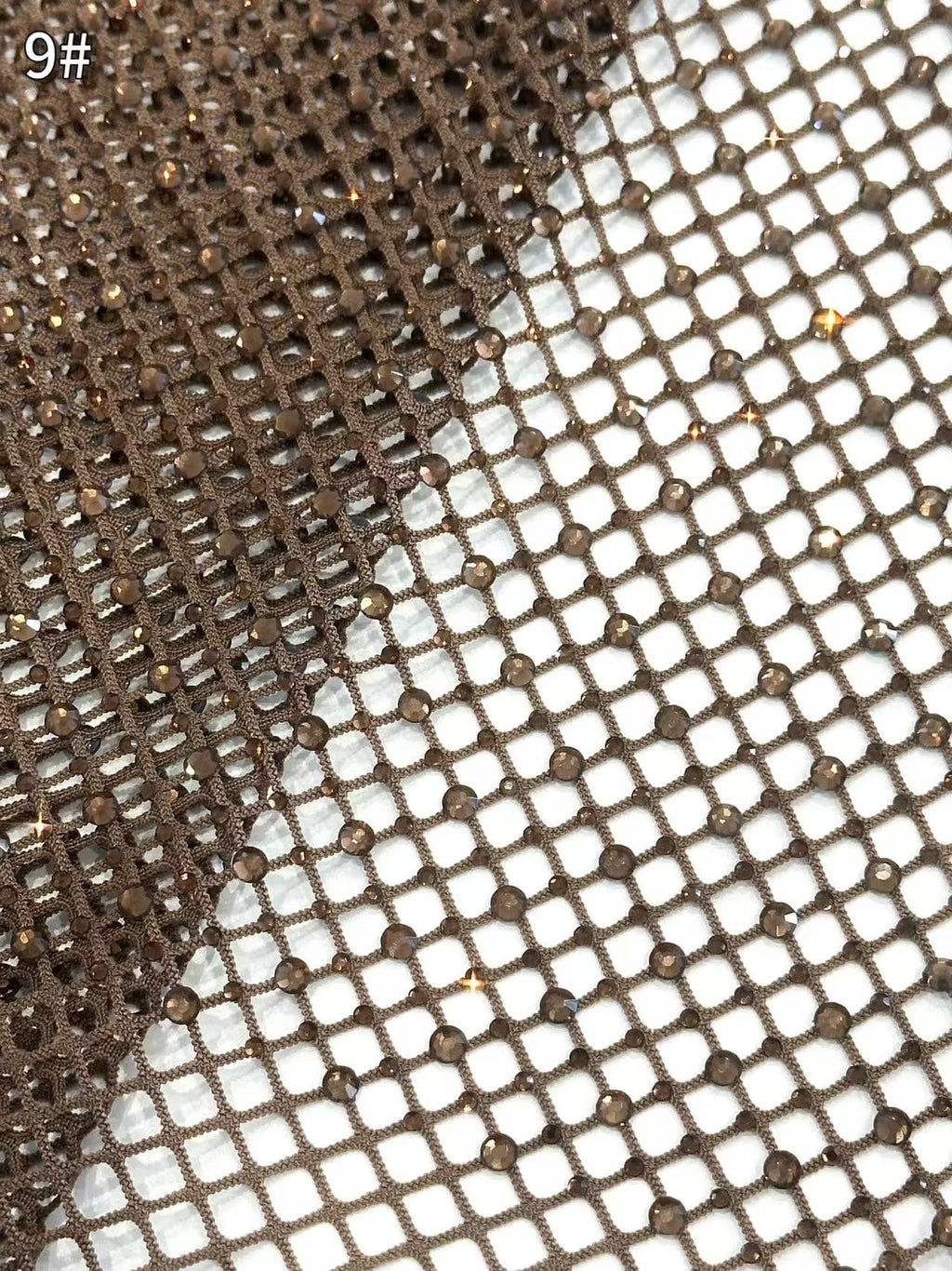 BLS6566#	Geometric Beaded Lace Fabric Diamond Pattern Sparkling Tulle Lace for Wedding Dresses Bridal Gowns Evening Gowns
