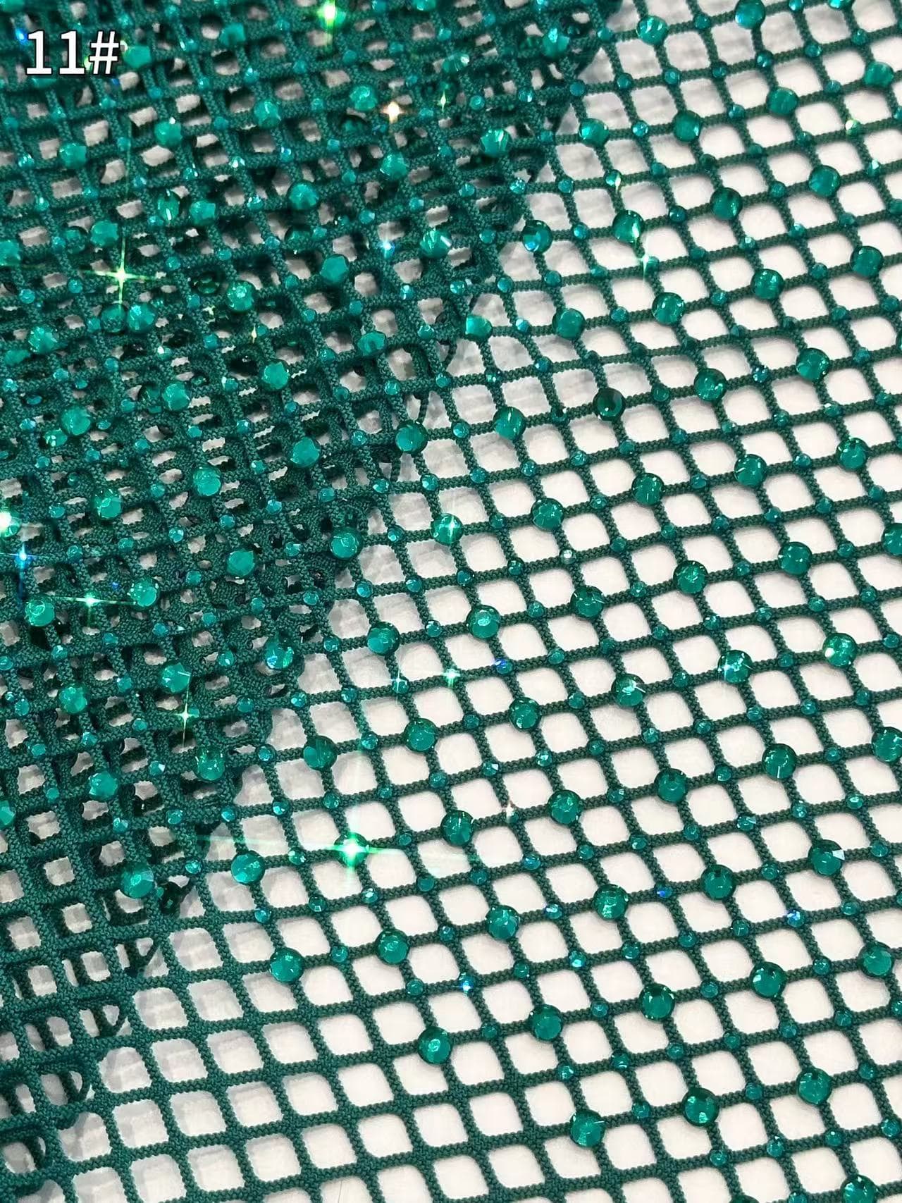 BLS6566#	Geometric Beaded Lace Fabric Diamond Pattern Sparkling Tulle Lace for Wedding Dresses Bridal Gowns Evening Gowns