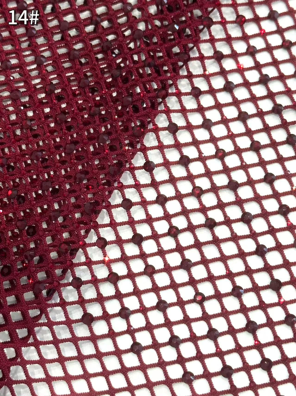 BLS6566#	Geometric Beaded Lace Fabric Diamond Pattern Sparkling Tulle Lace for Wedding Dresses Bridal Gowns Evening Gowns