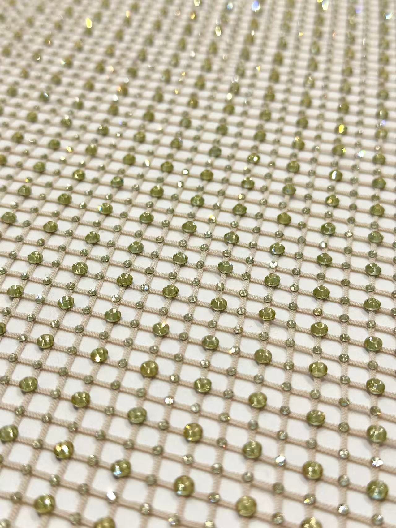 BLS6566#	Geometric Beaded Lace Fabric Diamond Pattern Sparkling Tulle Lace for Wedding Dresses Bridal Gowns Evening Gowns
