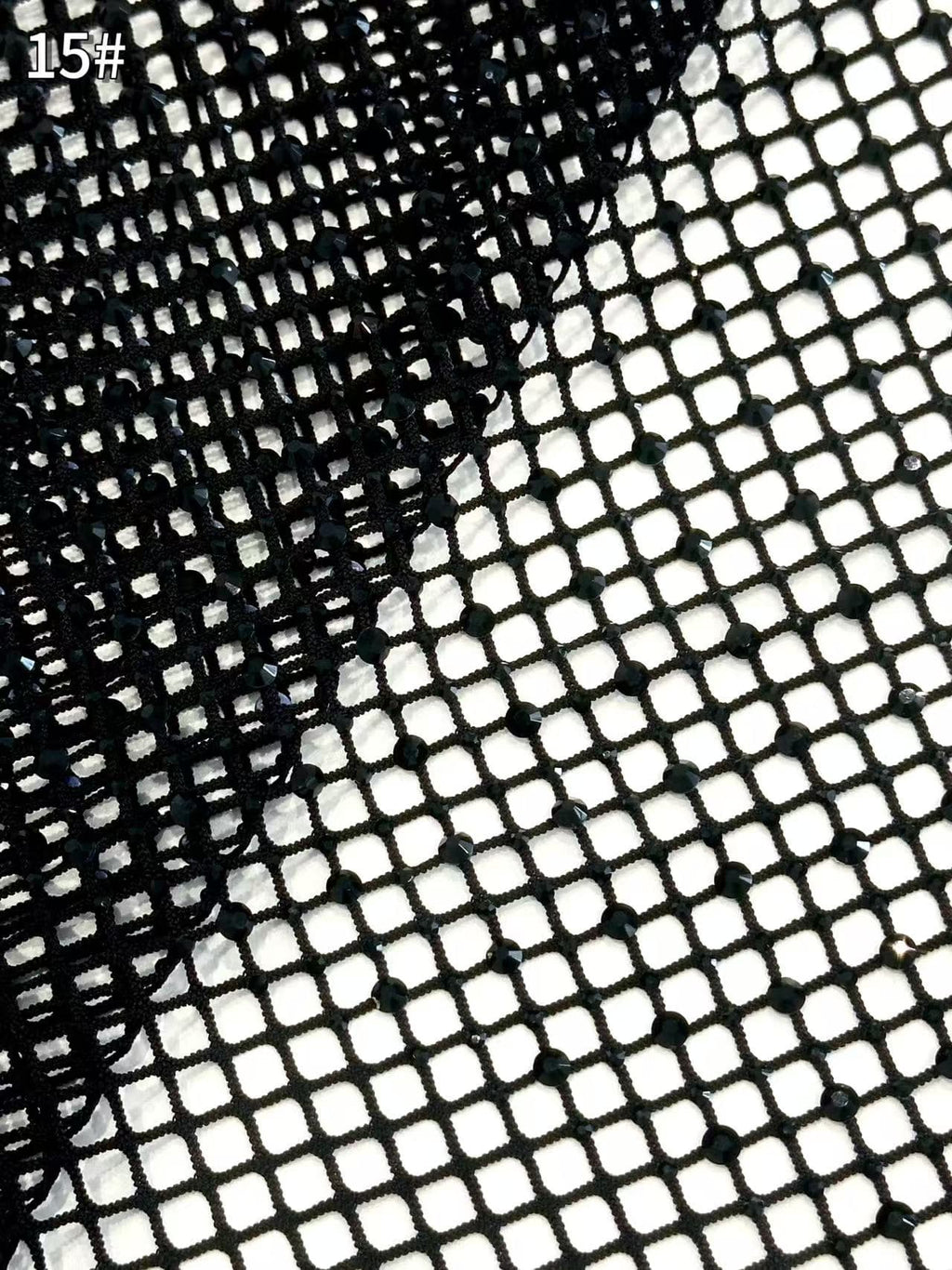 BLS6566#	Geometric Beaded Lace Fabric Diamond Pattern Sparkling Tulle Lace for Wedding Dresses Bridal Gowns Evening Gowns