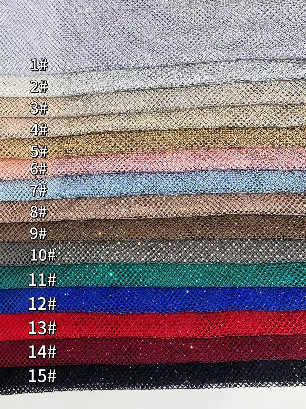 BLS6566#	Geometric Beaded Lace Fabric Diamond Pattern Sparkling Tulle Lace for Wedding Dresses Bridal Gowns Evening Gowns