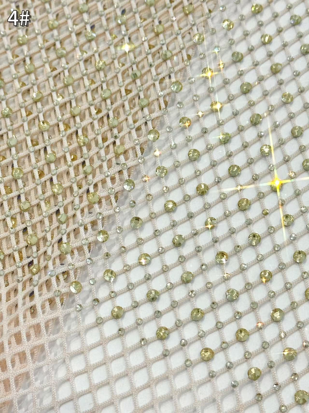 BLS6566#	Geometric Beaded Lace Fabric Diamond Pattern Sparkling Tulle Lace for Wedding Dresses Bridal Gowns Evening Gowns