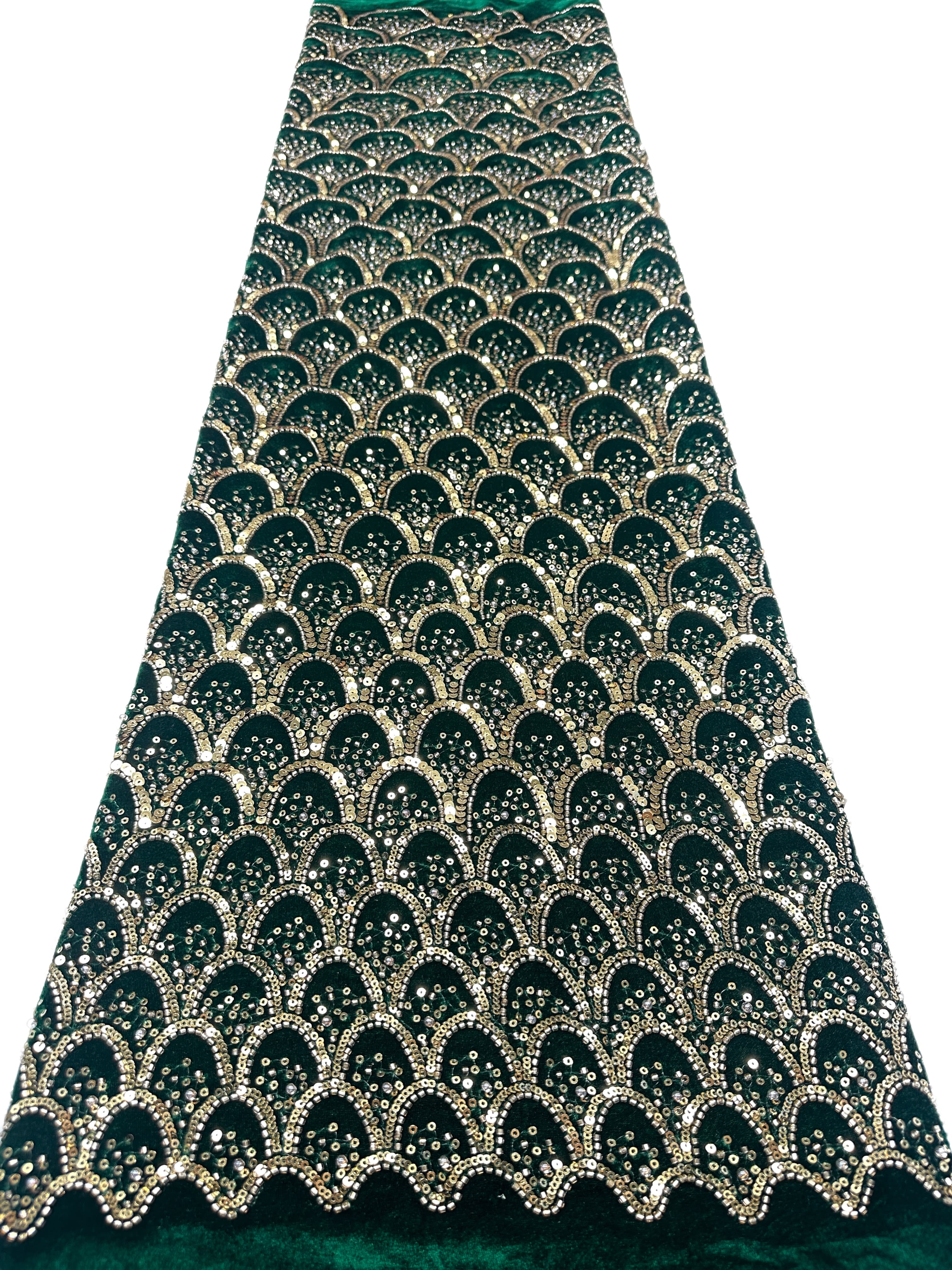 SBLS6587#	Sequined and Beaded Lace Fabric Geometric Pattern Tulle Lace Fabric for Evening Gowns Party Dresses