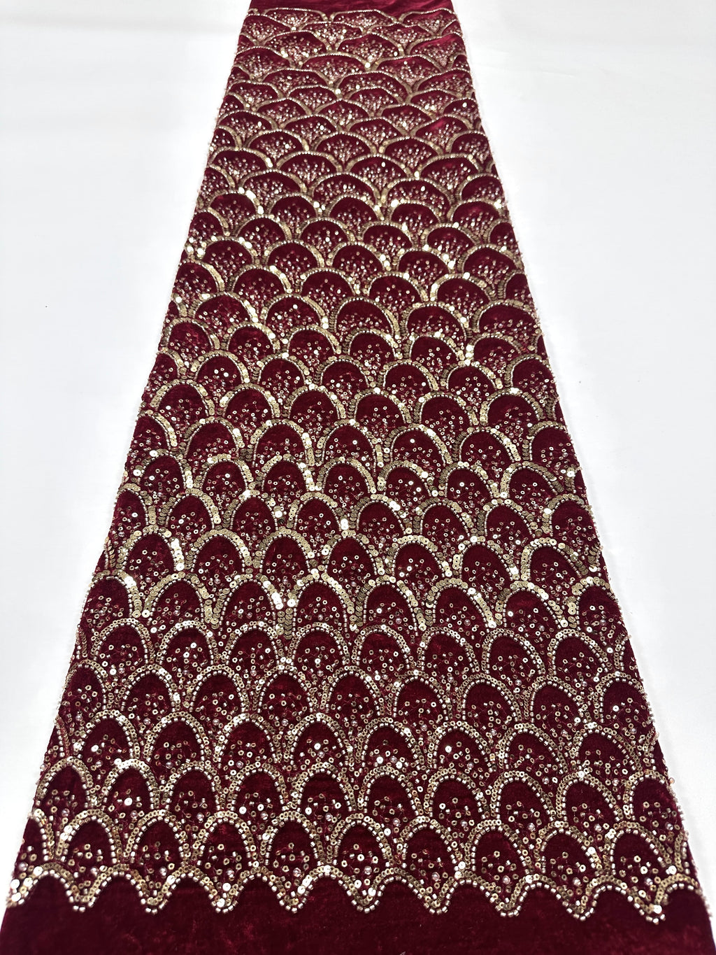 SBLS6587#	Sequined and Beaded Lace Fabric Geometric Pattern Tulle Lace Fabric for Evening Gowns Party Dresses