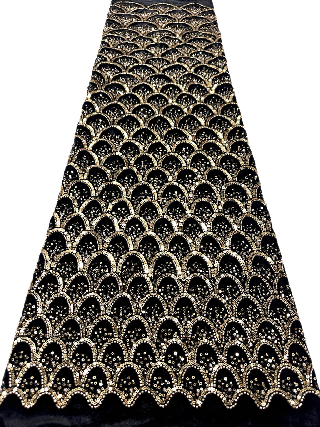 SBLS6587#	Sequined and Beaded Lace Fabric Geometric Pattern Tulle Lace Fabric for Evening Gowns Party Dresses