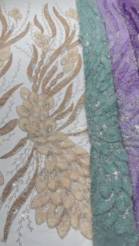 Beaded Lace.BLS6098#
